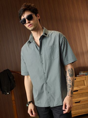 Buy Mickey Mouse: Skating Men Oversized Shirts Online C76
