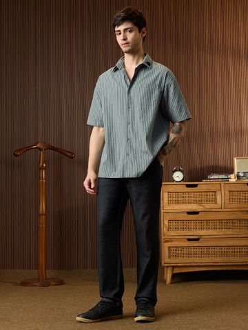 Buy Mickey Mouse: Skating Men Oversized Shirts Online C76