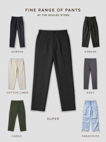 Buy Stretch Pants: Onyx For Men Online F56