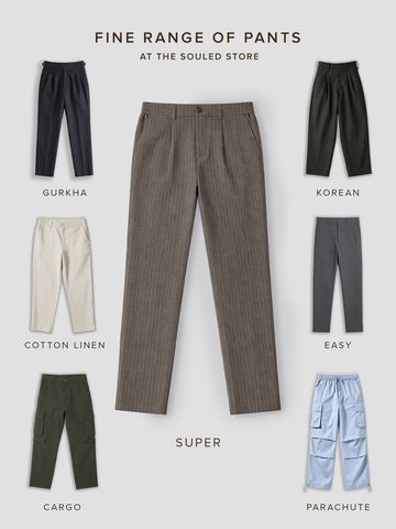Buy Stretch Pants: Cocoa For Men Online F56