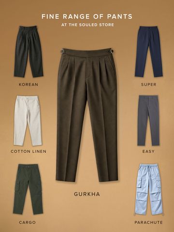 Buy Korean Pants: Pecan Men Korean Pants Online F56