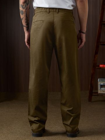 Buy Straight Pant: Roasted Coffee Men Chino Pants Online F56
