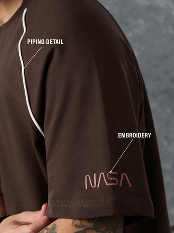 Buy NASA: Man On The Moon Men Oversized T-Shirts Online OS23