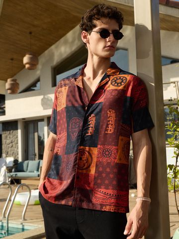 Buy Iron Man: Pattern Summer Shirts Online C76