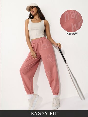 Buy TSS Originals: Happy Human Women Overszied Jogger Online JB65