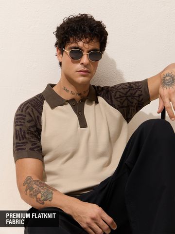 Buy Raglan Polo Cocoa For Men Online P09