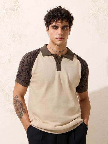 Buy Raglan Polo Cocoa For Men Online P09