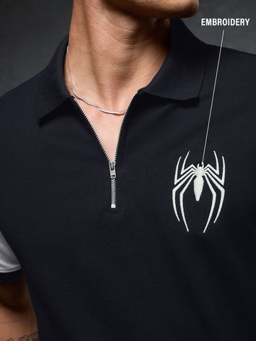 Buy Spider-Man: Spidey Logo Men Polos Online P09