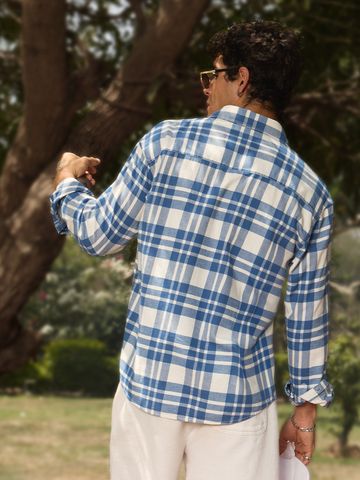 Buy Plaid Shirt: Moonlight Mens Shirt Online C76