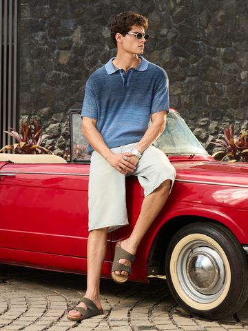 Buy Everyday Polo: Slate Mens Polo Online P09