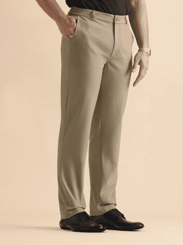 Buy Slim-Fit Pants: Dune Men Pants Online F56