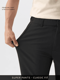 Buy Slim-Fit Pants: Charcoal Ash Men Pants Online F56