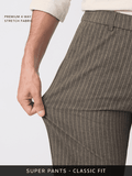 Buy Stretch Pants: Cocoa For Men Online F56