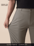 Buy Slim-Fit Pants: Sandy Beige Men Pants Online F56