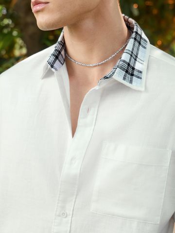 Buy Relaxed-Fit Shirt: Blanq Men relaxed shirts Online C76