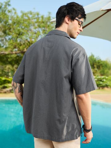 Buy Oversized Shirt: Scorpion Men Oversized Shirt Online C76