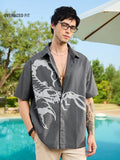 Buy Oversized Shirt: Scorpion Men Oversized Shirt Online C76