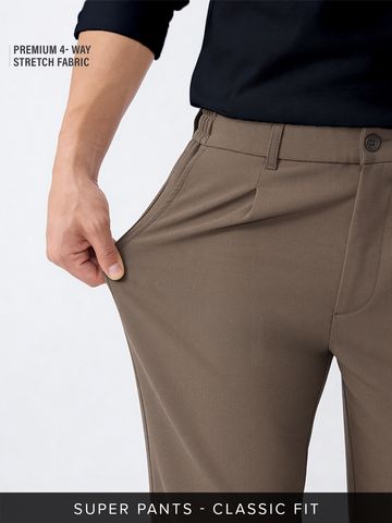 Buy All-Day Pants: Sienna Men Super Flex Pants Online F56