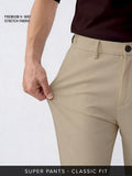 Buy Classic Pants: Sandstorm Men Super Flex Pants Online F56