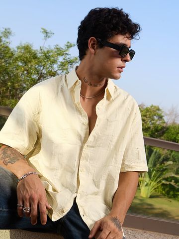 Buy Oversized Shirt: Blush Men Oversized Shirts Online C76
