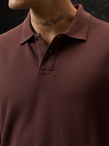 Buy Popcorn Polo: Dark Chocolate Men Polos Online P09