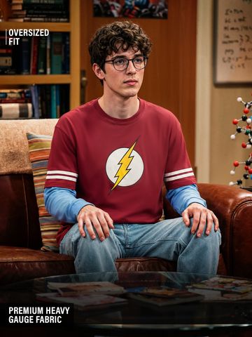 Buy TBBT: Sheldon Men Oversized Full Sleeve T-Shirts Online OS23