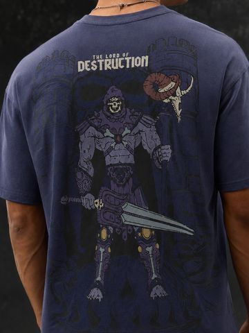 Buy He-Man: Skeletor Men Oversized T-Shirt Online OS23
