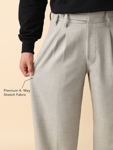 Buy Korean Pants: Bisque Men Korean Pants Online F56