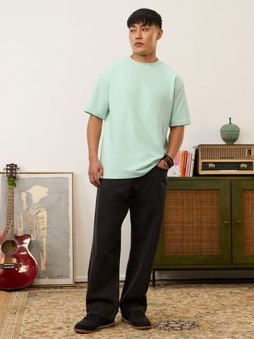 Buy Oversized T-Shirt: Apple Mint Men Online OS23