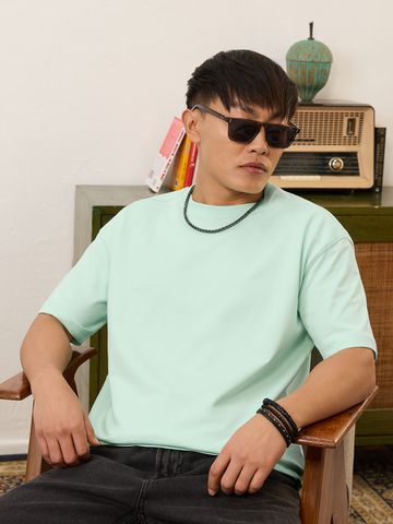 Buy Oversized T-Shirt: Apple Mint Men Online OS23