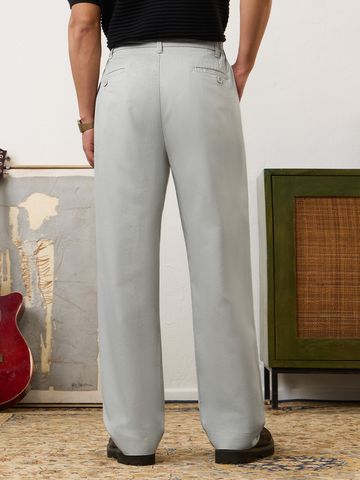 Buy Korean Pants: Storm Grey Men Korean Pants Online F56