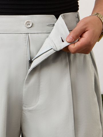 Buy Korean Pants: Storm Grey Men Korean Pants Online F56