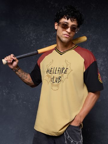 Buy Stranger Things: The Club Men Oversized Raglan T-Shirts Online OS23