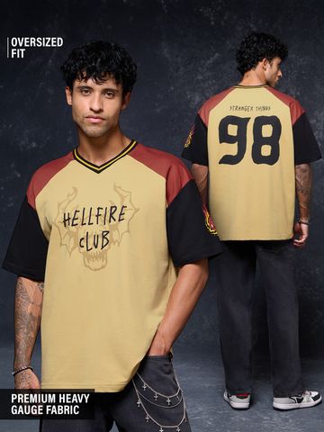 Buy Stranger Things: The Club Men Oversized Raglan T-Shirts Online OS23