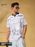 Buy Peanuts: Campfire Men Oversized Polos Online P09