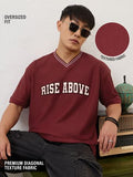 Buy Varsity T-Shirt: Glacier Men Oversized T-Shirts Online OS23