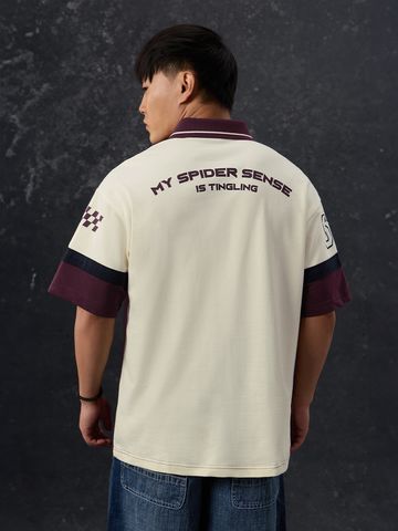 Buy Spider-Man: Spider Sense Oversized Polos Online P09