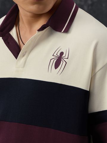 Buy Spider-Man: Spider Sense Oversized Polos Online P09