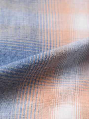 Buy TSS Originals: Peach Plaid Men Relaxed Shirts Online C76