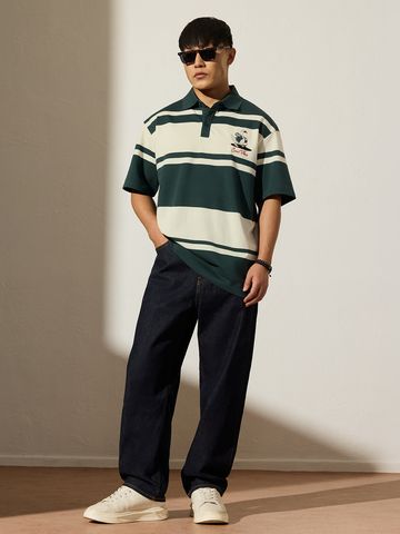 Buy Oversized Polo: Court Vibes Men Oveersized Polo Online P09