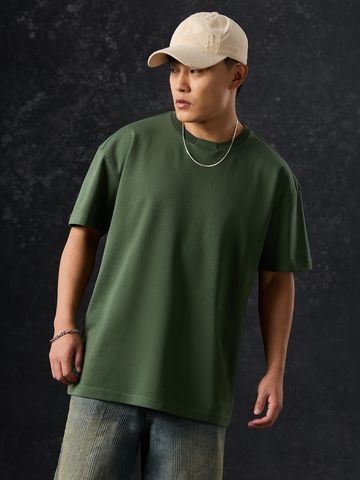Buy Oversized T-Shirt: Forest Breeze Men Oversized T-Shirt Online OS23