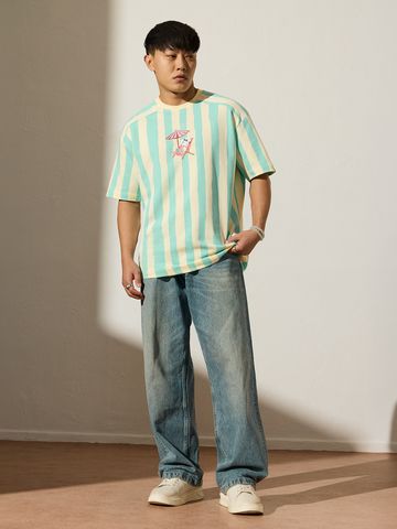 Buy Peanuts: Paradise Men Oversized T-Shirts Online OS23