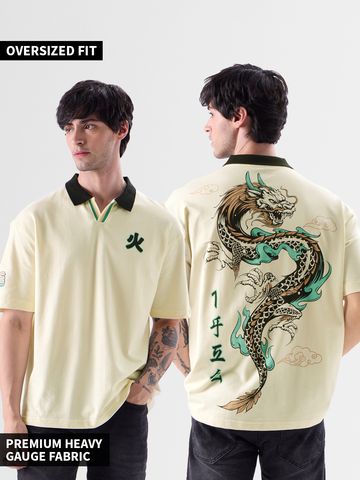 Buy TSS Originals: Furious Dragon Oversized Polos Online P09