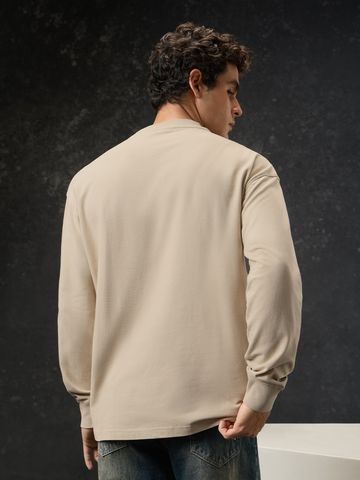 Buy Bugs Bunny: Minimalistic Men Oversized Full Sleeve T-Shirts Online OS23
