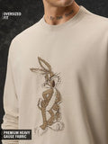 Buy Bugs Bunny: Minimalistic Men Oversized Full Sleeve T-Shirts Online OS23