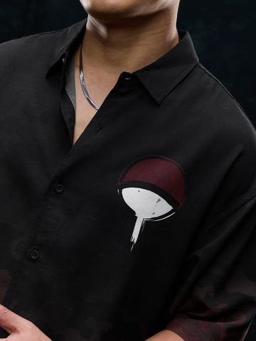 Buy Naruto: The Last Uchiha Men Oversized Shirt Online C76