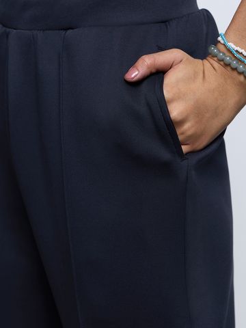Premium Scuba Joggers: Navy Blue Women Joggers JB65