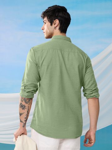 Buy Cotton Linen: Light Green Online at The Souled Store. C76