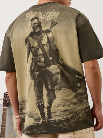 Buy Star Wars: The Way Men Oversized T-Shirts Online OS23