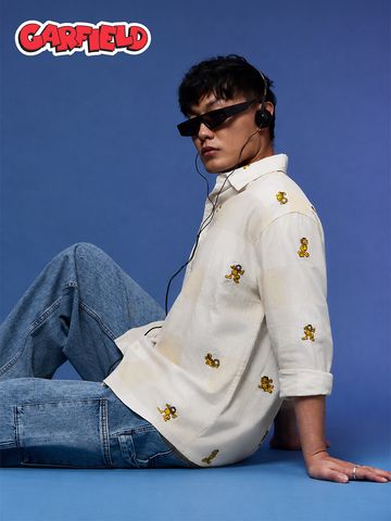 Buy Garfield: Poses Men Relaxed Shirts Online C76